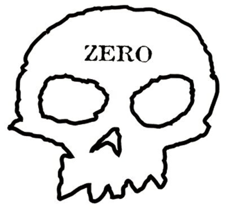 Amazon.com: Zero Skull Decal Single : Automotive